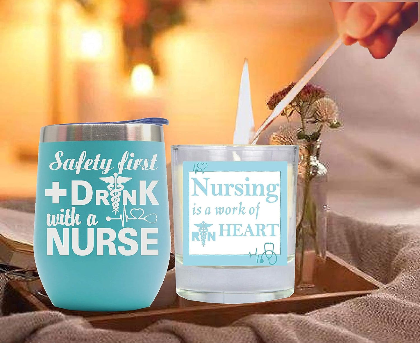 Nurse Gifts, Nurse Gifts for Women, Nursing Tumbler, Safety First Drink with a Nurse, New Nurse Gifts, Nurse Gift Ideas, Best Nurse Ever Gifts, Nursing Appreciation Gifts, Nurse Cups